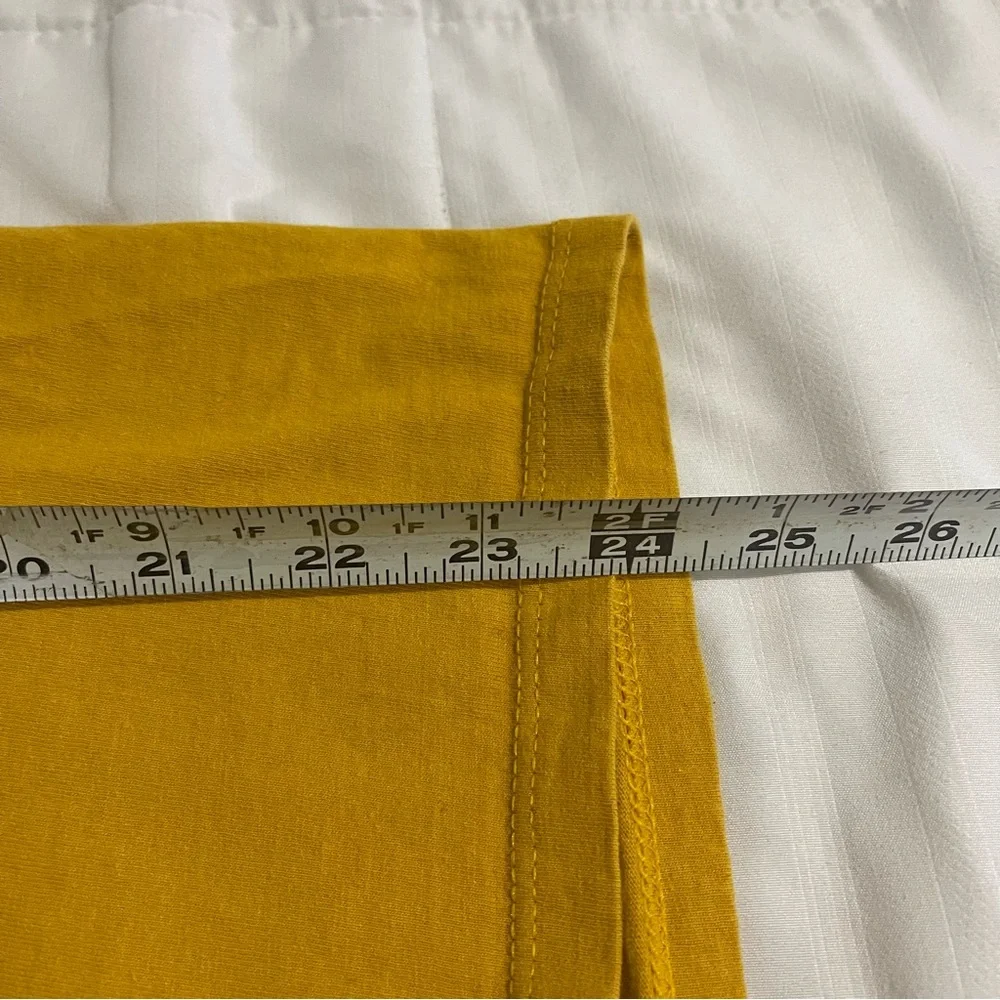 King Shirt Boys XL Yellow Mexico Stitched Embroidered Lightweight Casual Tee‎